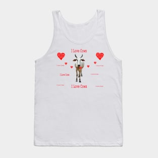 I Love Cows - Cow Speaks Tank Top